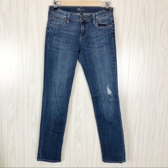 KUT From The Kloth | Medium Wash Straight Leg Jeans Size 2 - Picture 1 of 7